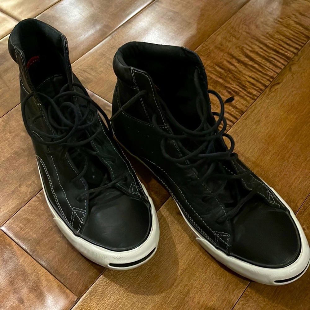Jack Parcell leather Converse